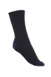 Cashmere & Elastaan accessoires sokken frontibus zwart donker marine 35 38